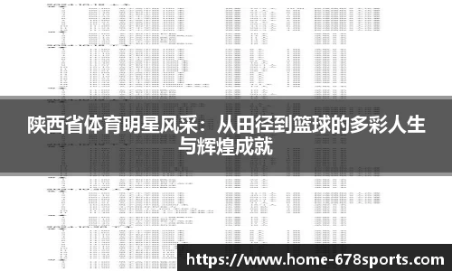 陕西省体育明星风采：从田径到篮球的多彩人生与辉煌成就